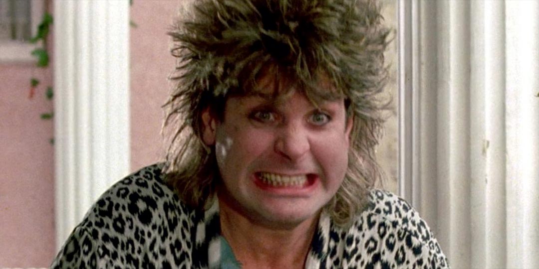 Ozzy Osbourne in a scene from 'The Decline of Western Civilization Part II: The Metal Years'