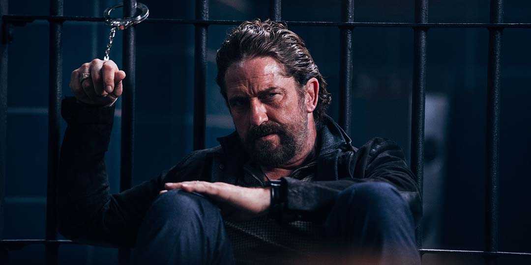Gerard Butler, Alexis Louder talk 'Copshop'
