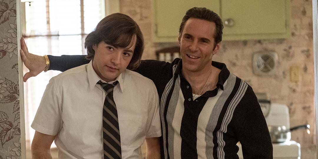 Michael Gandolfini and Alessandro Nivola in 'The Many Saints of Newark'