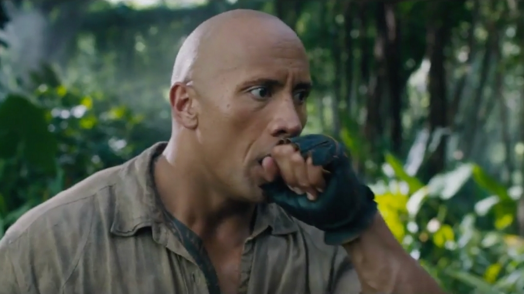 Dwayne Johnson in Jumanji: Welcome to the Jungle movie