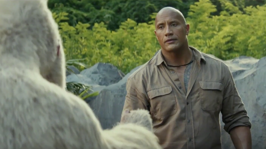 Dwayne Johnson in Rampage movie