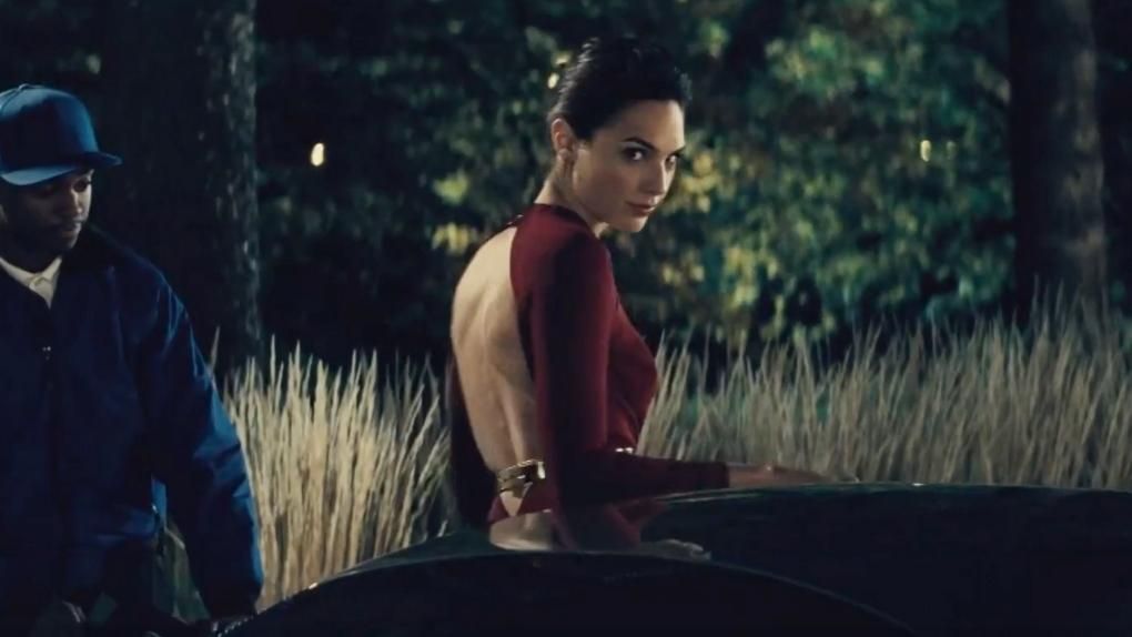 Gal Gadot in Batman v Superman: Dawn of Justice movie