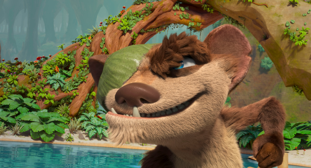 Buck (voiced by Simon Pegg) in 'The Ice Age Adventures of Buck Wild' exclusively on Disney+. Photo courtesy of Disney Enterprises, Inc. © 2022 Disney Enterprises, Inc. All Rights Reserved.