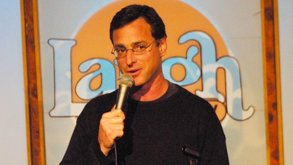 Comedian Bob Saget preforms at The Laugh Factory. 