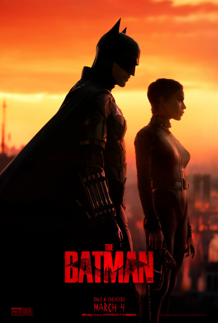 (L to R) Robert Pattinson and Zoe Kravitz in 'The Batman'
