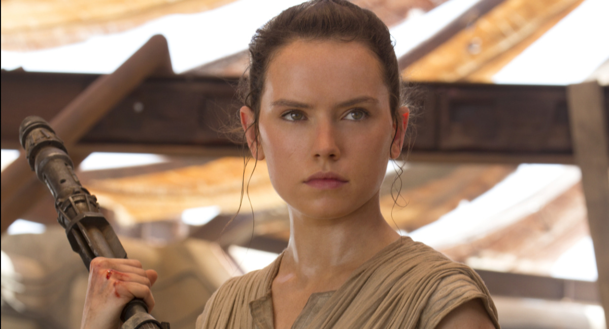 Daisy Ridley as Rey in 'Star Wars: The Force Awakens'