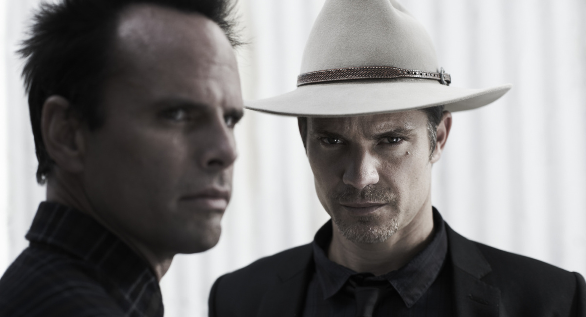 Goggins and Olyphant