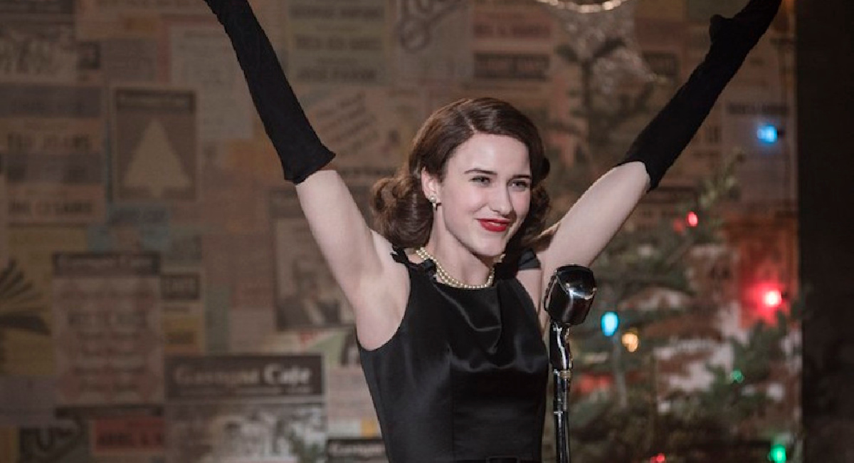 Rachel Brosnahan in Amazon Prime Video's 'The Marvelous Mrs. Maisel'