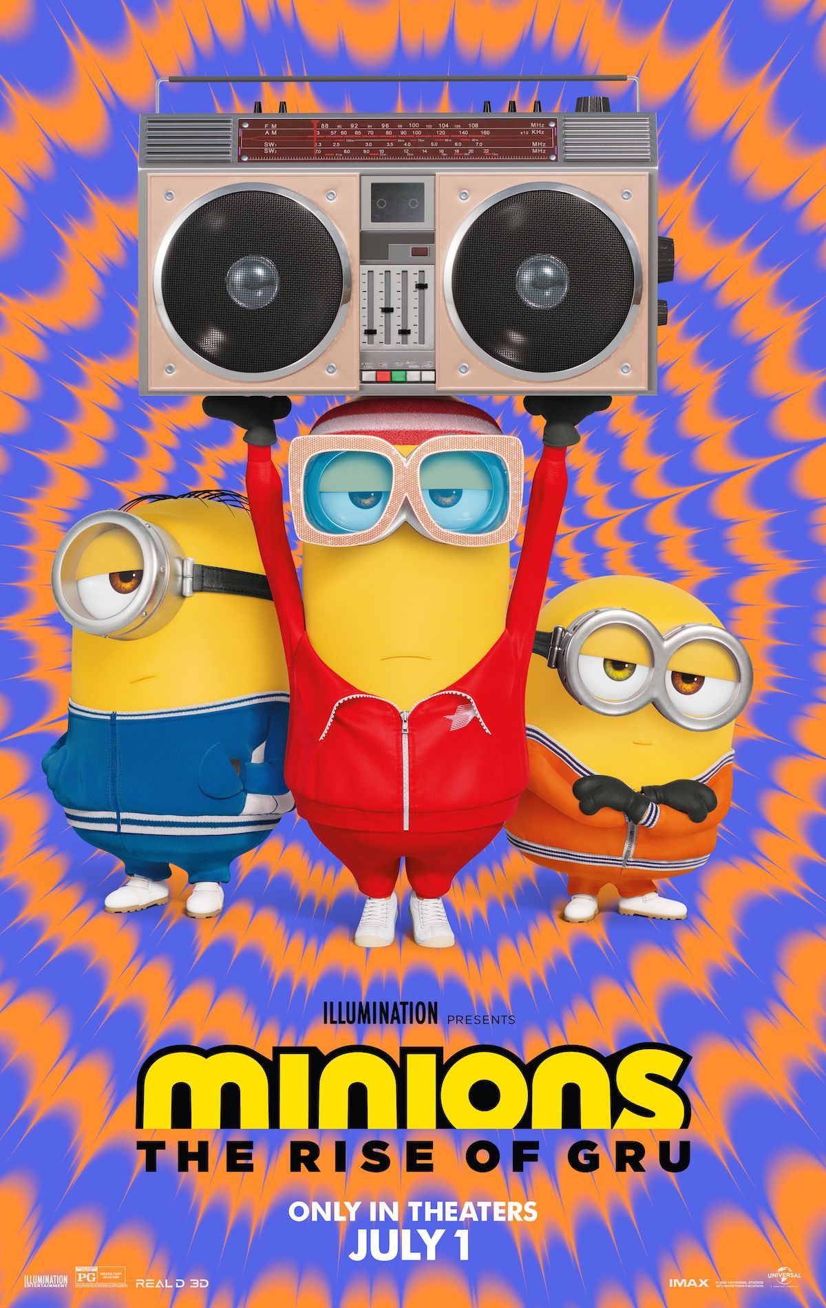 'Minions: The Rise of Gru' movie poster