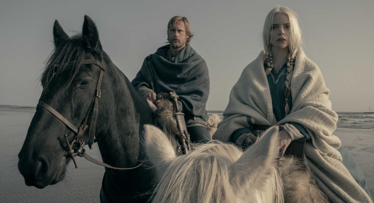 Alexander Skarsgård and Anya Taylor-Joy in 'The Northman.'