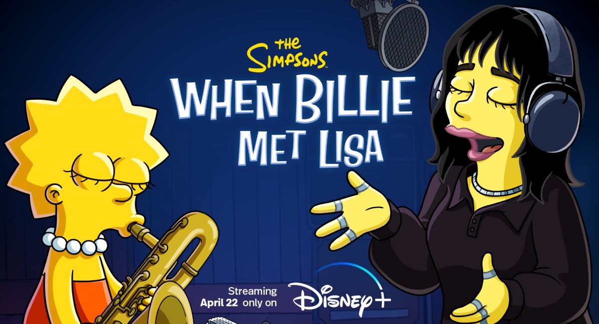 Lisa Simpson and Billie Eilish