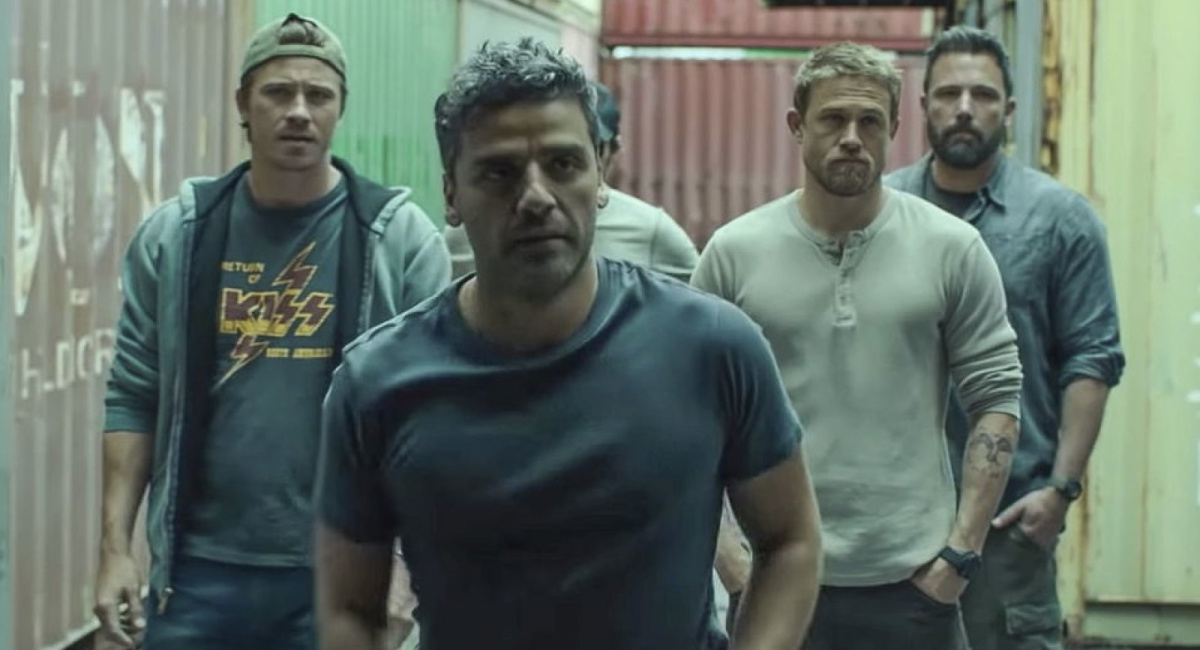 Garrett Hedlund, Oscar Isaac, Charlie Hunnam, and Ben Affleck