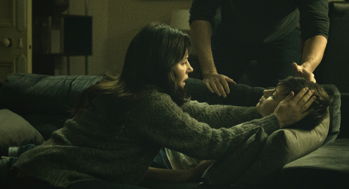 Elisha Cuthbert and Dylan Fitzmaurice Brady in 'The Cellar.'