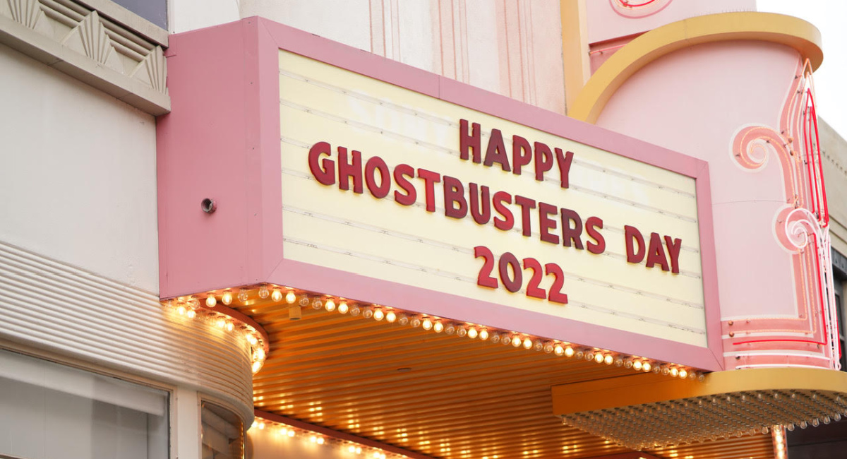 Echo-Fest on the lot of Sony Pictures in celebration of Ghostbusters Day.