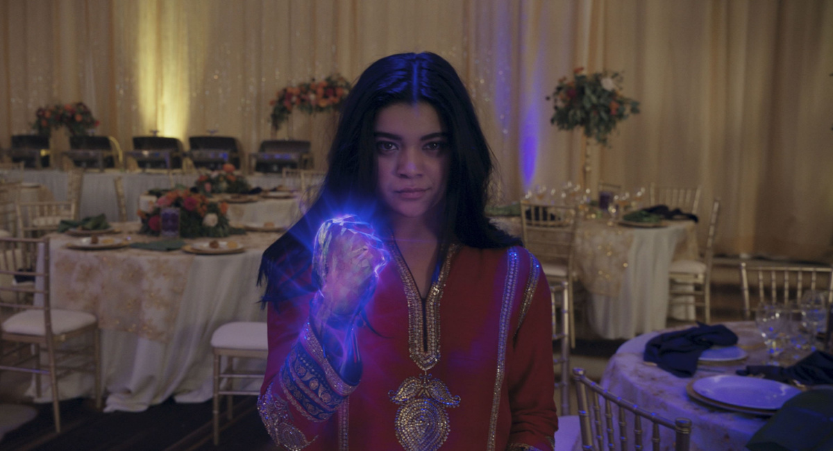 Iman Vellani as Ms. Marvel/Kamala Khan in Marvel Studios' 'Ms. Marvel.'