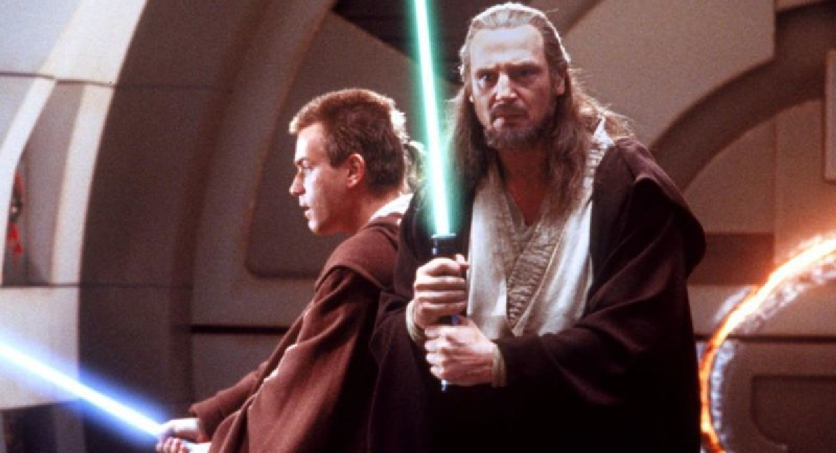 Ewan McGregor and Liam Neeson in 'Star Wars: Episode I - The Phantom Menace.'