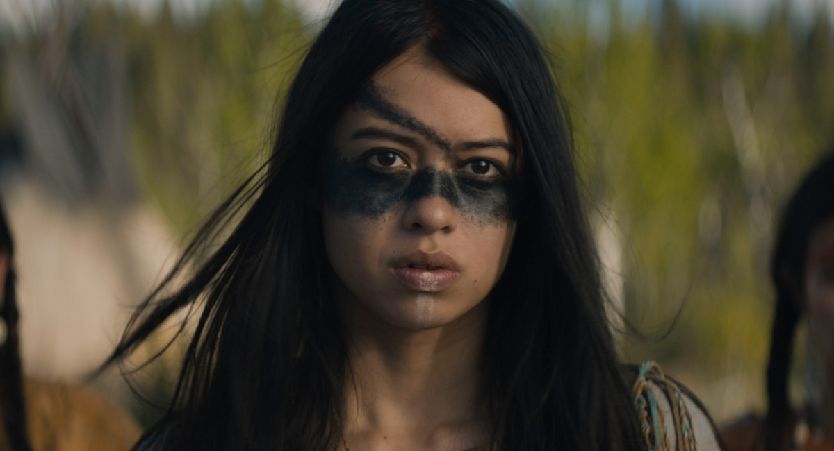 Amber Midthunder as Naru in 20th Century Studios' 'Prey.'