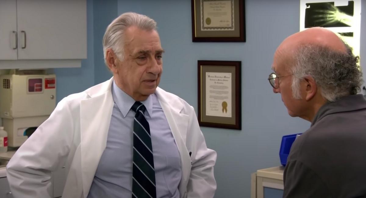Philip Baker Hall and Larry David on HBO's 'Curb Your Enthusiasm.'