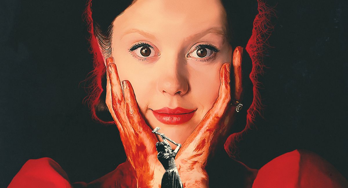 Mia Goth as Pearl in director Ti West's 'X' prequel, 'Pearl.'