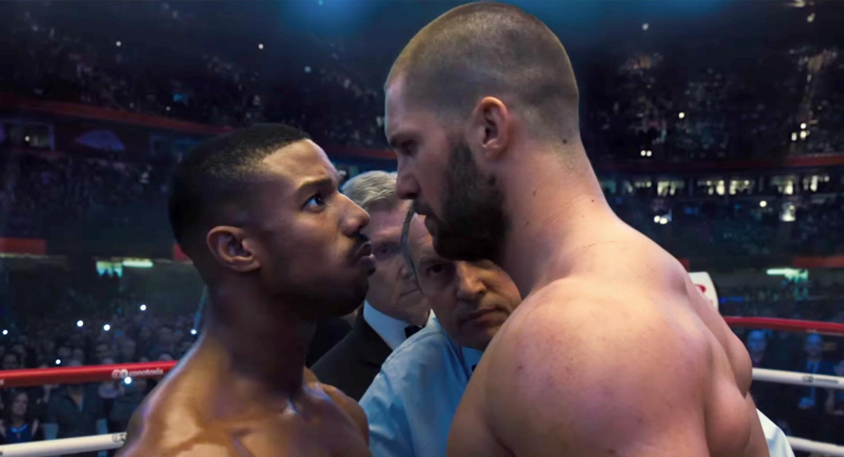 Michael B. Jordan and Florian Munteanu in 2018's 'Creed II.'
