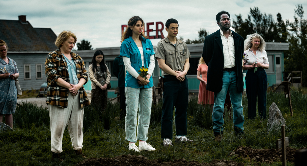 Elizabeth Saunders, Chloe Van Landschoot, Ricky He, and Harold Perrineau on Epix's 'From.'