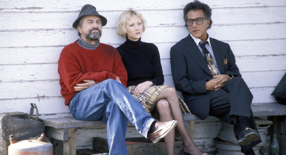 Robert De Niro, Anne Heche, and Dustin Hoffman in 1997's 'Wag the Dog.'