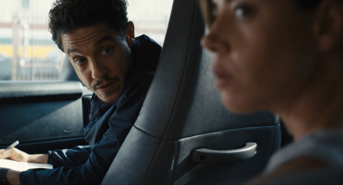 Theo Rossi and Aubrey Plaza in 'Emily the Criminal.'