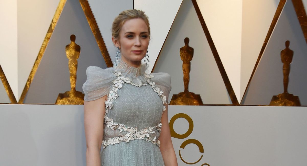 Emily Blunt arrives for the 90th Annual Academy Awards on March 4, 2018, in Hollywood, California.