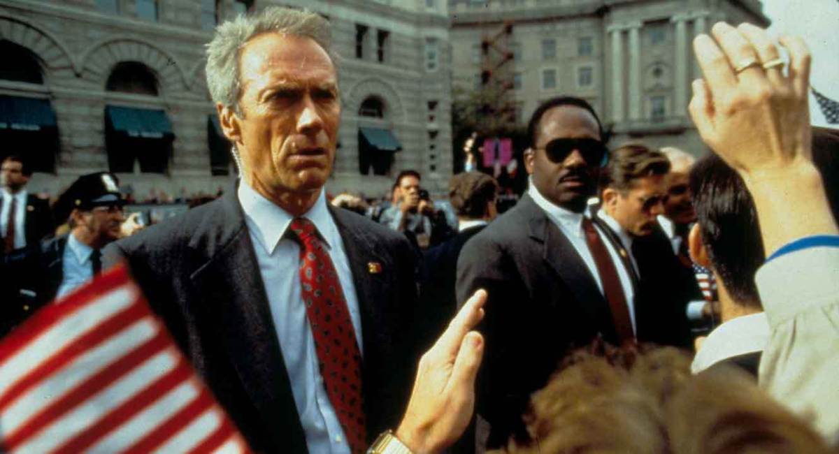 Clint Eastwood in Wolfgang Peterson's 'In the Line of Fire.'
