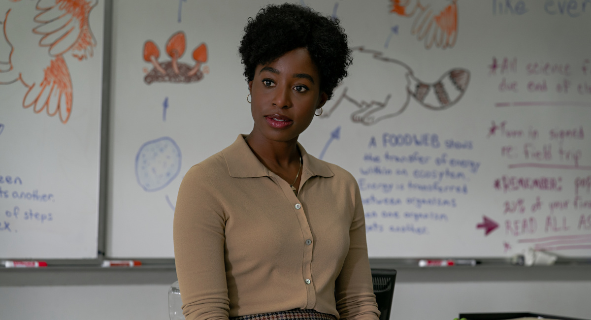 Kirby Howell-Baptiste as Ms. Hart in 'Mr. Harrigan’s Phone.'