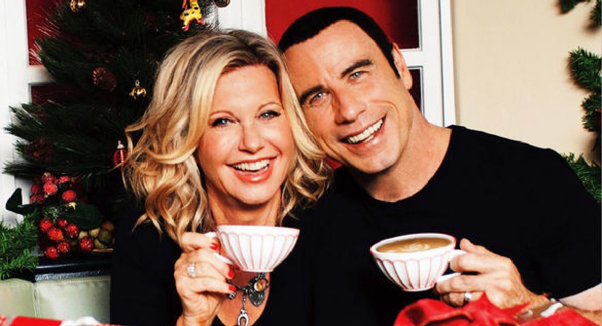 Olivia Newton-John and John Travolta.