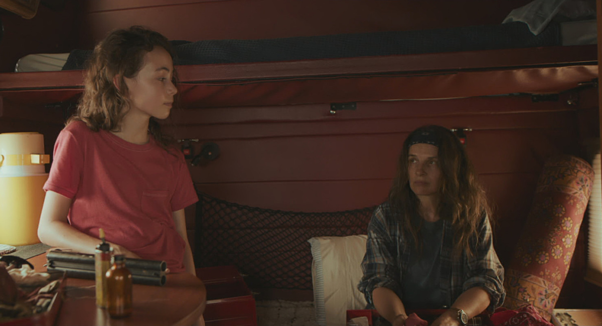 Hala Finely and Juliette Binoche in Lionsgate's 'Paradise Highway.'