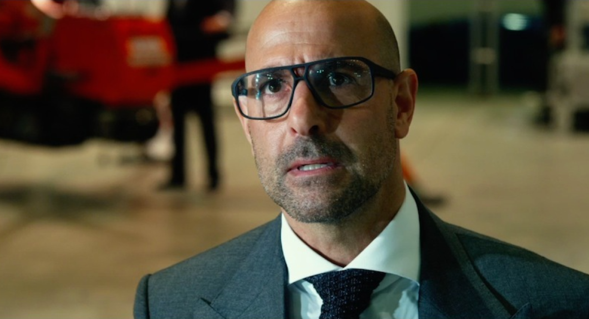 Stanley Tucci in 2017's 'Transformers: The Last Knight.'