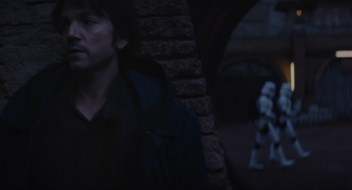 Cassian Andor (Diego Luna) in Lucasfilm's 'Andor,' exclusively on Disney+. ©2022 Lucasfilm Ltd. & TM. All Rights Reserved.