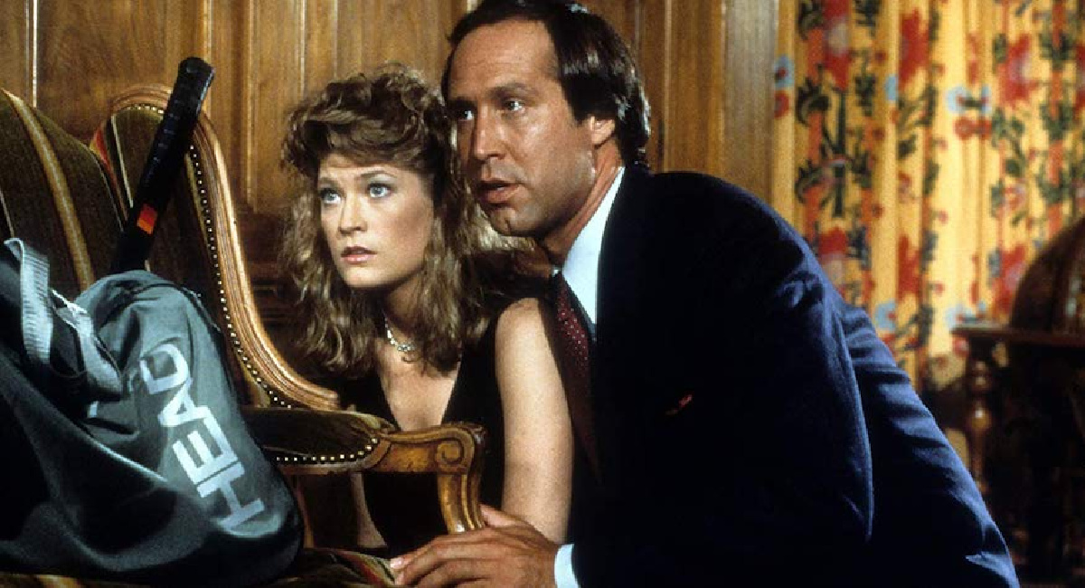 Dana Wheeler-Nicholson and Chevy Chase in 1985's 'Fletch.'