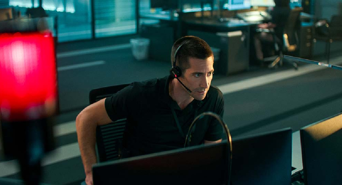 Jake Gyllenhaal in 2021's 'The Guilty.'