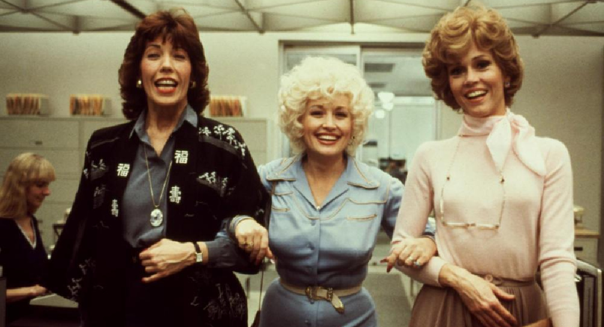 Lily Tomlin, Dolly Parton and Jane Fonda in 'Nine to Five.'