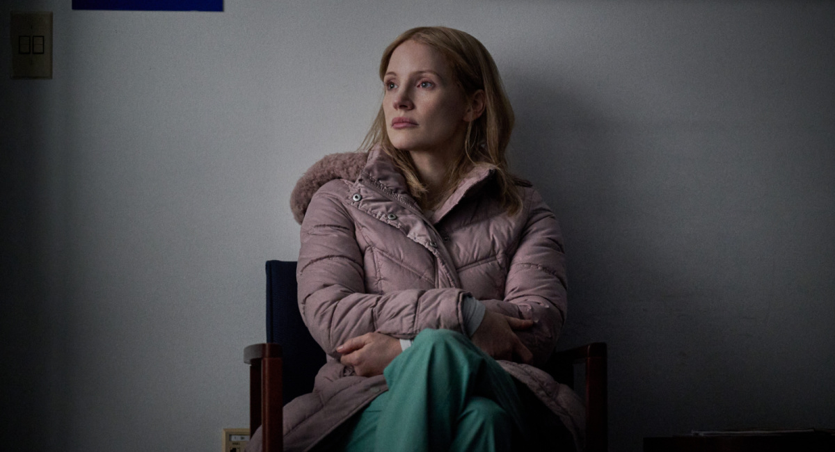 Jessica Chastain as Amy Loughren in Netflix's 'The Good Nurse.'