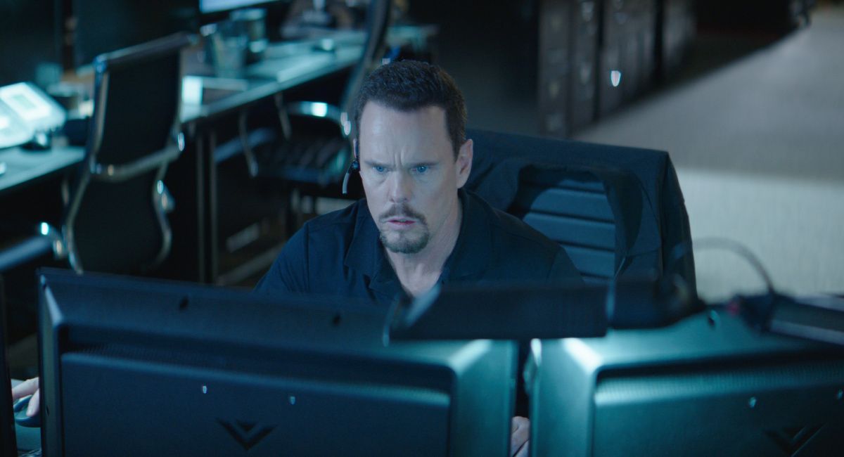 Kevin Dillon as Justin Rosa in the action film, 'Wire Room.'