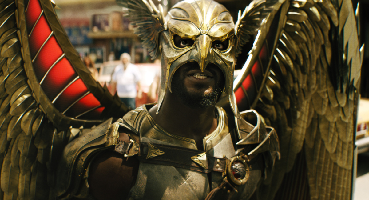 Aldis Hodge as Hawkman in New Line Cinema’s action adventure 'Black Adam.'