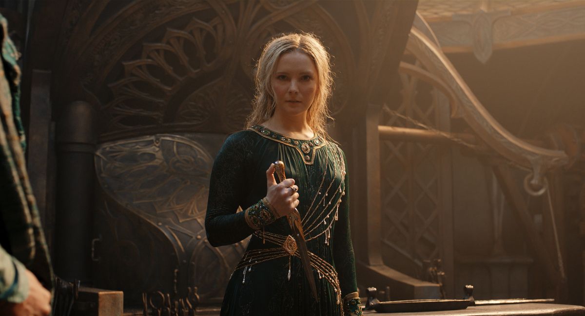 Morfydd Clark (Galadriel) in Prime Video's 'The Lord of the Rings: The Rings of Power.'