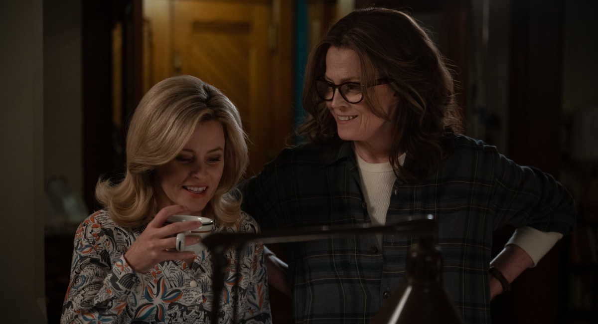 Elizabeth Banks and Sigourney Weaver in Roadside Attractions' 'Call Jane.'