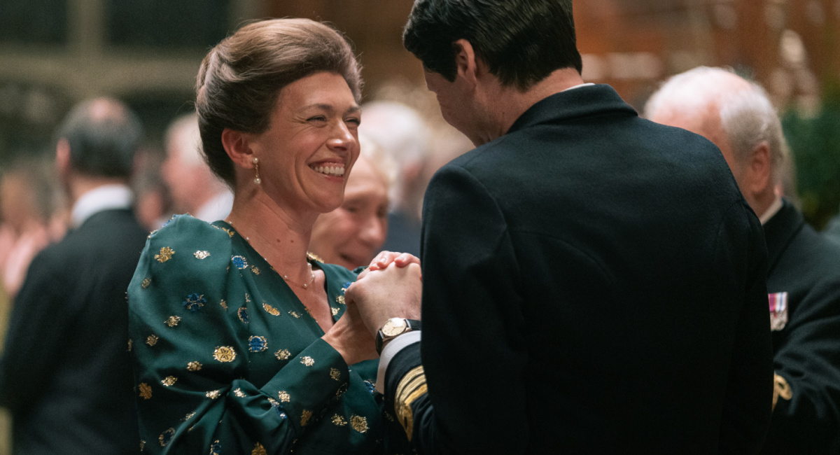 Claudia Harrison in 'The Crown' Season 5.