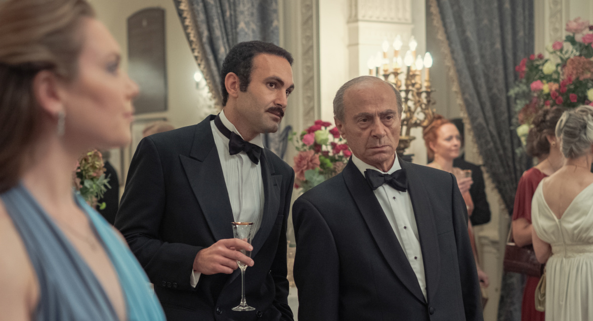 Khalid Abdalla, and Salim Dau in 'The Crown' Season 5.