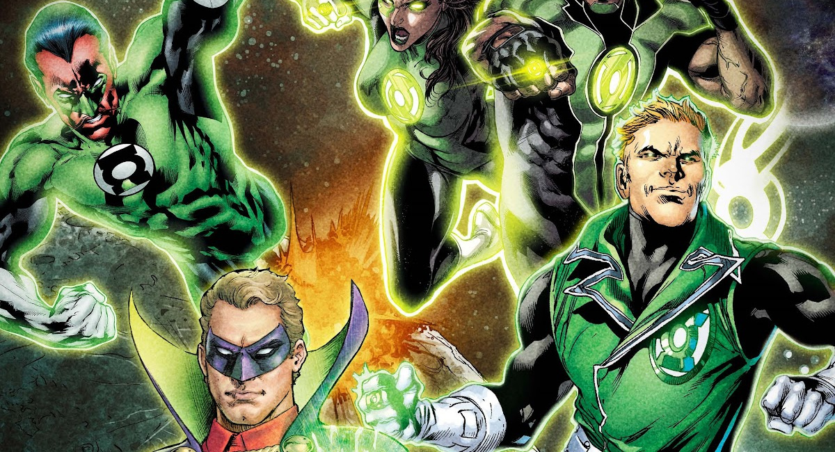 The Green Lantern Corps from DC Comics.