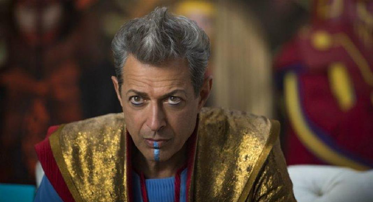Jeff Goldblum as Grandmaster in Marvel Studios' 'Thor: Ragnarok.'