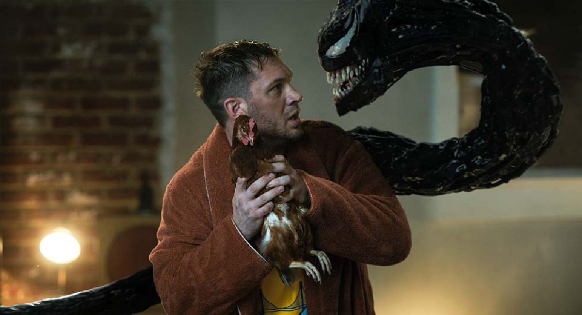 Tom Hardy as Eddie Brock and Venom in 2021's 'Venom: Let There Be Carnage.'