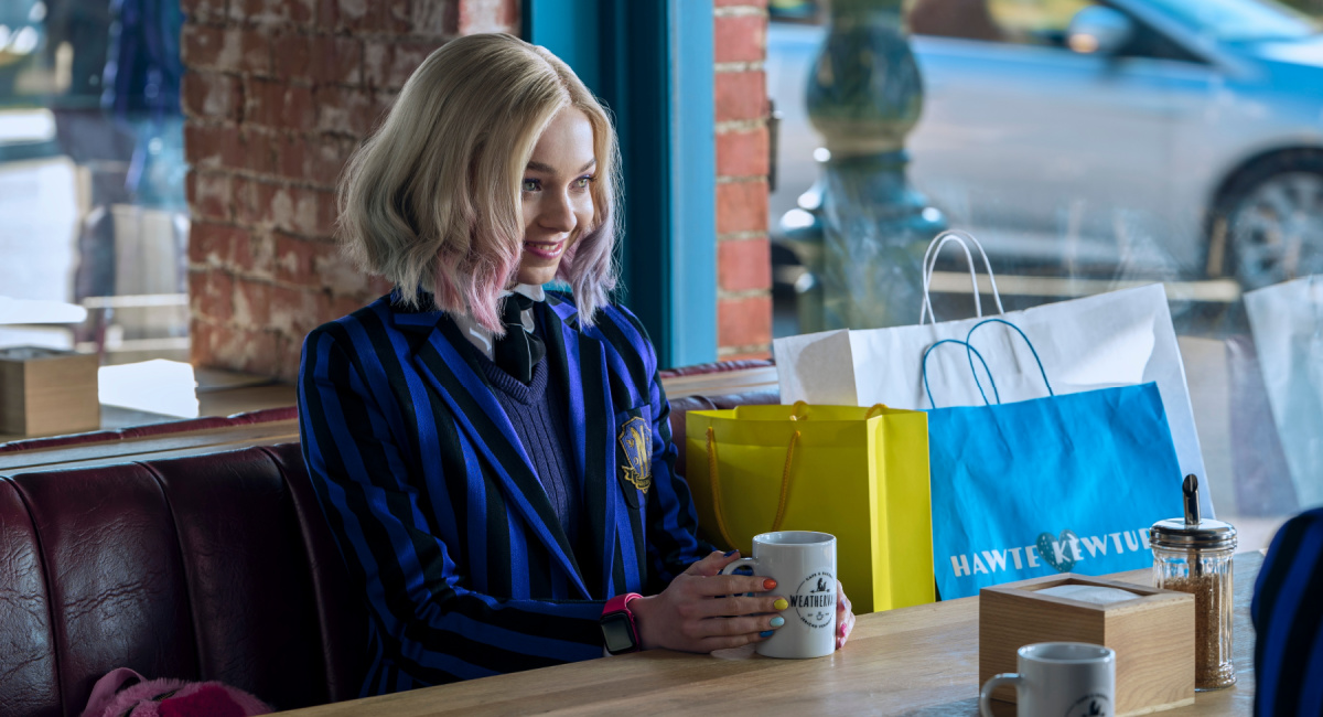 Emma Myers as Enid Sinclair in 'Wednesday.'