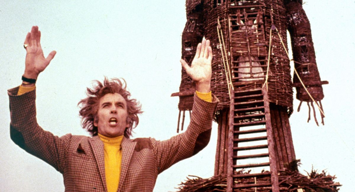 Christopher Lee in Robin Hardy’s 'The Wicker Man' (1973).