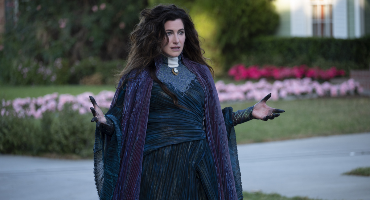 Kathryn Hahn as Agatha Harkness in Marvel Studios' 'Wandavision'